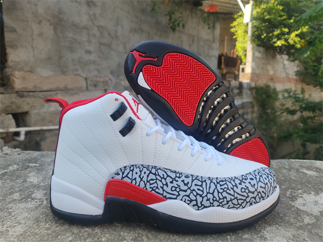 Men's Running weapon Air Jordan 12 White 0101